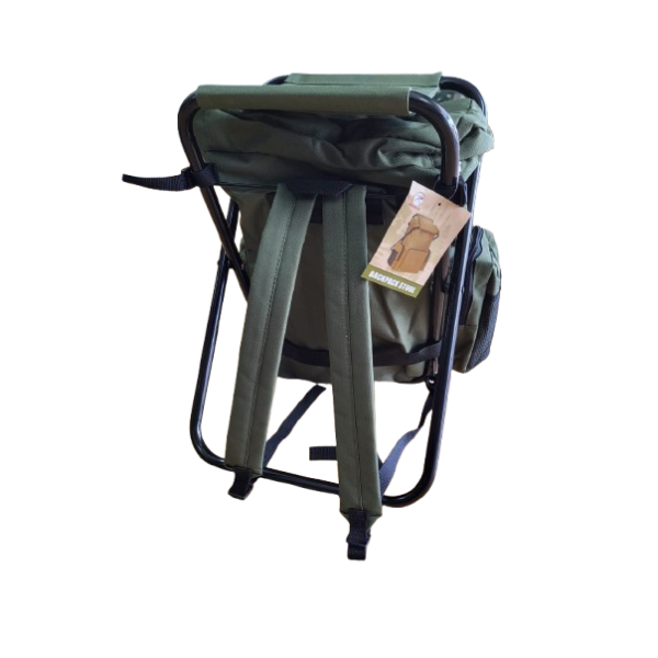 MOCHILA Y BANQUILLO 4568 VERDE MILITAR 4568